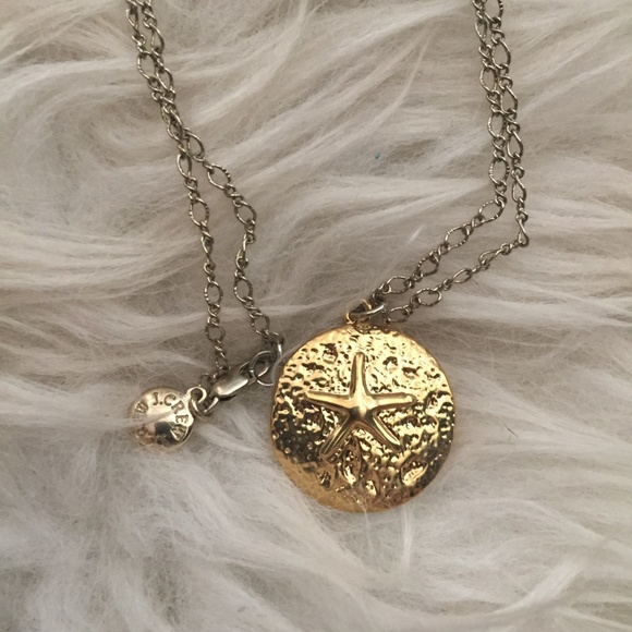 J. Crew Sand Dollar Necklace - Picture 3 of 6